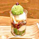 抹茶パフェ（千寿茶房）