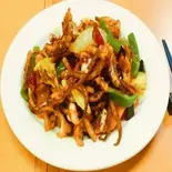 イカゲソのクミン炒め(中華料理 宮)