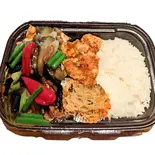 角鹿チャイナボックス(豚肉と茄子の甘味噌炒め)  ディナー（中華酒家飯店 角鹿）