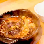 土鍋茄子煮込み定食(黄燜茄子煲)（楊銘宇 黄燜鶏米飯 高田馬場店）