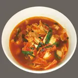 辛いラーメン(肉・キムチ入り) Spicy Soup , Pork & Kimuchi(中国料理 みんらく)