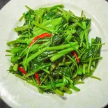 ほうれん草炒め(炒菠菜)（東京穆斯林飯店 ムスリム飯店）
