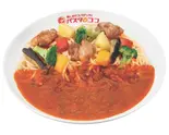 ローストチキンと彩り野菜のトマトあんかけスパゲッティ（パスタ・デ・ココ 中区丸の内一丁目店）