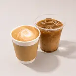 黒豆茶ラテ(【自家製キャロットケーキ】REWARD COFFEE 葛西駅前店)