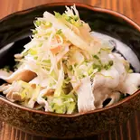豚しゃぶネギみょうがまみれ（藁焼き 居酒茶屋 鑪）