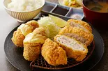 キムカツ＆カキフライ御膳（ミルフィーユカツ専門店 キムカツ 墨田）