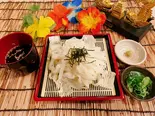 ざるきしめん(おばんざいときしめん鯱)