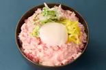 温玉ねぎとろ丼 Soft-Boiled Egg Negitoro Bowl（ネギトロ＆海鮮ユッケ丼 ととたま 西新井店）