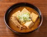 【ばん定番料理】激辛とんび豆腐（もつ焼きばん 下北沢店）