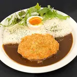 欧風黒バター国産牛メンチカツカレー(ごはん350g)（spicy motel）