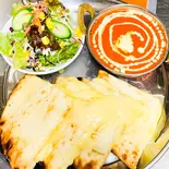 はちみつチーズナンセットHoney cheese Nan set（インド＆タイ料理スマイル Indian ＆ Thai restaurant ＆Bar~Smile）