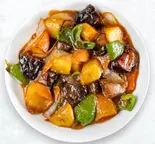 ジャガイモ茄子とピーマンの炒め Potatoes, Eggplants & Green Pepper Stir-Fry(小星星餃子酒場)