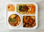 【大豪快】中華麻婆豆腐＆中華酢豚炒め弁当/チャハン（元気薬膳食堂）