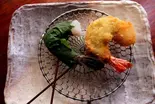 海老の大葉巻き（牛かつ 宮下）