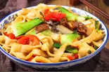 焼き刀削麺(易福菜館)