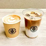 カフェラテ ( Hot / Iced )  Cafe Latte（江戸 WALL CAFE）