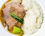 牛バラ肉丼(牛骨ラーメン不二家)