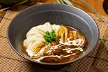 牛すじ冷あつカレーうどん Cold ＆ Hot Beef Tendon Curry Udon（山下本気うどん 大宮東口）