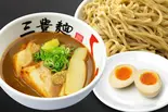 味玉濃厚魚介つけ麺【辛い】（三豊麺人形町店）
