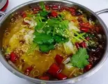 白身魚と漬け菜の四川風煮込み「金汤酸菜鱼」(東城香)