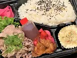 牛のしゃぶしゃぶぽん酢弁当（餃子工房 ちびすけ 東心斎橋店）