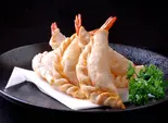 4個入り車海老揚げ餃子(凤尾虾脆炸饺子)（千葉餃子 船橋店）