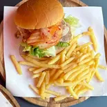 サムギョプサルバーガーSET(Reiji Burger korean town店)