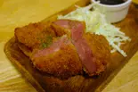 肉厚ジューシー!厚切りハムカツ(肉が旨い店!レッドコング)