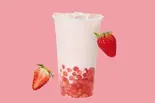 【果肉たっぷり】タピオカ 苺ミルク Tapioca Strawberry Milk（好味茶房 Our Tea #タピオカと好きな時間。 矢口渡店）