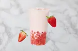 【果肉たっぷり】タピオカ 苺ミルク Tapioca Strawberry Milk(しっとりパンケーキ 恋するスフレ 天神店)