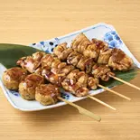 おまかせ焼鳥5本盛り(たれ)(鳥良商店 吉祥寺北口店)