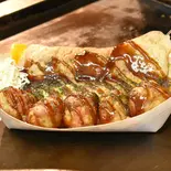 ボリュームセット(キャベツ入りぺちゃ焼とたこ焼5ケ)（大玉たこ焼 あほや 帝塚山 [Big Ball “TAKOYAKI” AHOYA TEZUKAYAMA]）