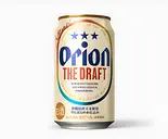 オリオンビール缶 ザ・ドラフト「Okinawa local beer」（ポーたま 博多マルイ店 【沖縄発ポーク卵おにぎり専門店】）