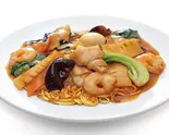 五目あんかけ焼そば Fried Noodles with Gomoku Ankake Sauce（上海イーエックス 葛西店）