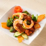 プラウンチリ/Prawn Chilli(本格インド料理マサラ舟入店)