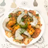 プラウンチリ Prawn Chili（インド・ネパールレストラン シバサクティ）