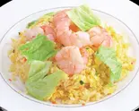 エビレタスチャーハン(虾仁炒饭)（萬来仙閣）