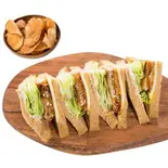 キハダマグロのチーズカツレツサンドイッチ Tuna cutlet sandwich（Hamburger ＆ Sandwich base）
