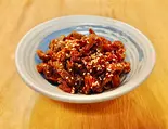 銀皮(砂ずり)の旨辛バター醤油炒め Gizzard Butter Soy Stir-Fry（焼き鳥 お持ち帰り専門店 すがもと）