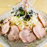 台湾風チャーシュー・サラダ添え（中華料理 点心楼台北博多駅南店）