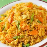 ベジタブルビリヤニVgetableBiryani（ニューナマステインディアンレストラン）