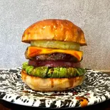 BBQパイナップルチーズバーガー（BURGER CAMPBOYA）