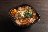 炭火たれ焼肉 ナムル3種_牛カルビ丼(焼肉屋が本気で作る 肉盛り弁当専門店 萬牛Express 元住吉店)