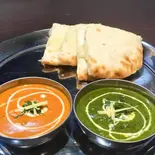 2 Curry and Nan Bento Set（インドケバブTHAI＆KORIAN FOODS(ASIANTASTE)）