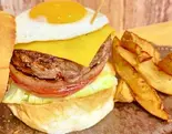 アンドエッグチーズバーガー（＆BURGER.）