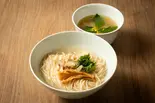 塩しじみ昆布水つけ麺(中華そば 和渦TOKYO)