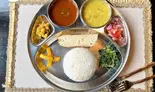 ベジタリアン DHALBHAT VEGETABLE（YANIMAYA INDIAN ＆ NEPALI RESTAURANT）