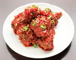 骨付き辛口唐辛子チキン(半羽) Spicy Chili Chicken on the Bone (Half Chicken)(韓chicken)