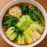 (18) 春色七種の彩り野菜セット(春日七彩时蔬套餐)（にゃんこ麻辣烫住吉店 七福煎餅）