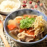 もやし豚汁+ご飯セット（佐藤とん汁店 本店）